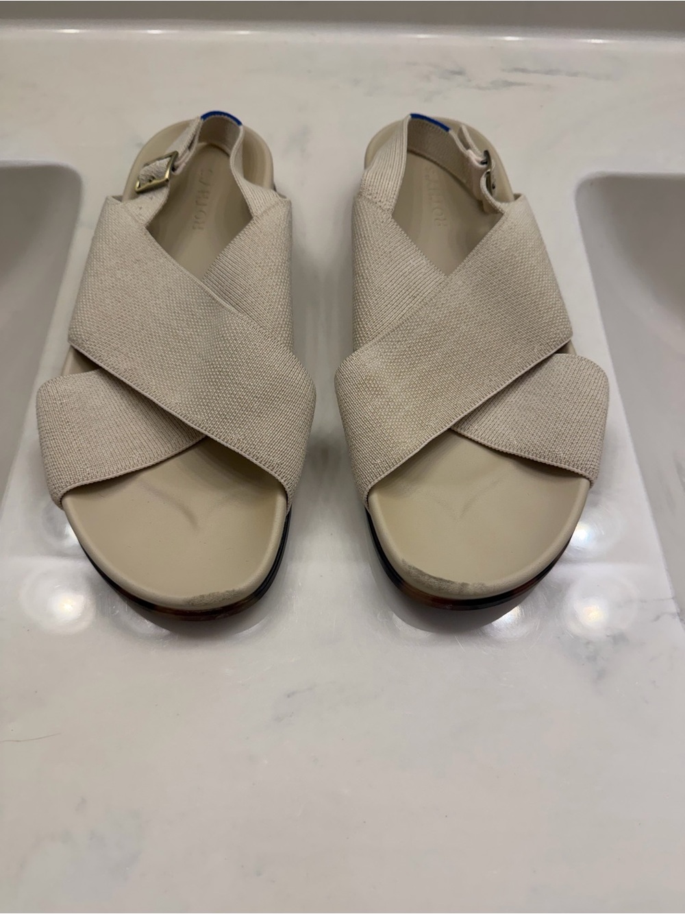 Rothy’s the weekend sandal coconut size 10.5 - Picture 3 of 10